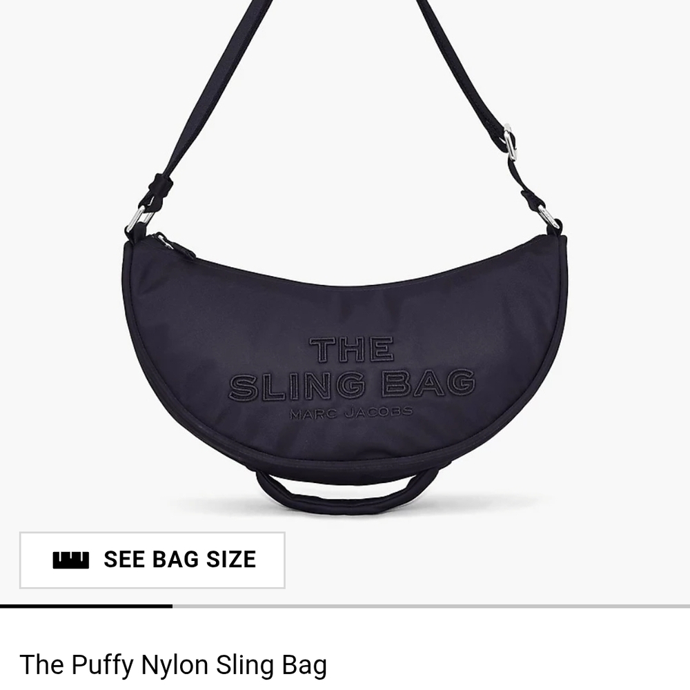 Marc Jacobs Black Sling Bag